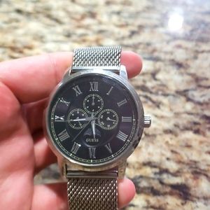 Guess Quartz stainless steel men's watch